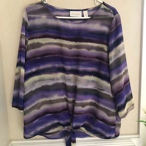 Chico’s purple blouses